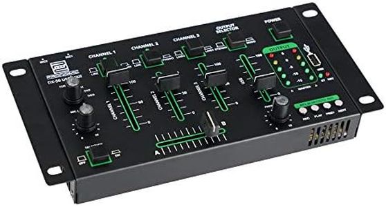 Pronomic DX-50 USB MKII DJ table de mixage à 4 canaux avec Bluetooth