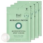 Rael Miracle Microcrystal Spot Cover - Hydrocolloid, Patches with Tea Tree Oil, Early Stage (36 Count)