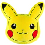 Pokemon 3D Pikachu Cushion Plush for Sofa or Bed, Kids Bedroom Accessories 47 x 47cm - Anime Gifts