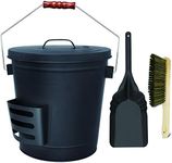 Hisencn Ash Bucket with Lid and Sho