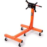 VEVOR Engine Stand, 1500LBS Rotating Engine Stand with 360 Degree Adjustable Head, Folding Steel Engine Block Stand, 5-Caster, 4 Adjustable Arms, for Vehicle Maintenance