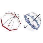 Fulton Birdcage 1 Red Women's Umbrella Red & Birdcage 2 Dome Shape Umbrella London Icons - New!