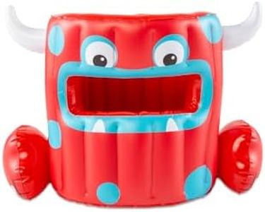 BigMouth Inc. Monster Disc Can Toss Game, Fun Floating Game for Pool Parties, Includes Cookie Discs, Water Toys for Kids for Outdoor Fun, Durable & Easy to Store