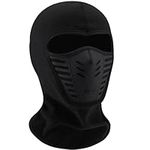 Ski Windproof Sports Mask – Full Face Headgear – Multifunctional Ninja Mask – One Size Black – By TRIXES