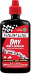 Finish Line Dry Teflon Bicycle Chain Lube, 4-Ounce Drip Squeeze Bottle