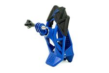 Dango Design Gripper Mount - Universal Clamp Mount for Action Cameras, Use as a Mount on Motorcycle, Powersports Helmets & More - Bomber Blue