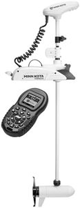 Minn Kota 1363735 Riptide Terrova Saltwater Electric-Steer Bow-Mount Trolling Motor with Digital Maximizer & i-Pilot GPS, 112 lbs Thrust, 72" Shaft