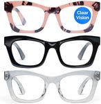 CCVOO Oprah Reading Glasses for Women, Eyeglasses, Blue Light Readers for Women, Computer Eye Glasses, Cheaters