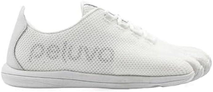 Peluva Strand Sport Mesh Trainer | Women's 5-Toe, Zero-Drop Barefoot Shoes White
