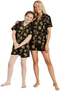 Harry Potter Girls Ladies Family Matching Pyjamas Mini Me Button Collar PJs (Ladies, 12-14)