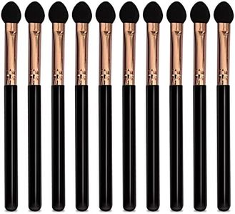 Professional Eyeshadow Applicators Sponge tip Reusable UorPoto 10Pcs Women Blendable Round Foam Makeup Eyeshadow Brush Applicator Set Washable