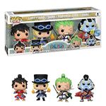 Funko Pop! Animation: One Piece - Monkey D. Luffy - 4 Pack - Glow in The Dark - Collectable Vinyl Figure - Gift Idea - Official Merchandise - Toys for Kids & Adults - Anime Fans