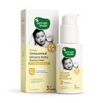 Mother Sparsh Simply Unscented Mineral Baby Sunscreen with Natural Oatmeal -50g, with SPF 50 & UVA/UVB Protection | Fragrance Free Sunscreen for Babies with Sensitive Skin