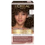 L'Oréal Paris Excellence Crème Permanent Hair Color, 4N Natural Black, 100% Grey Coverage, Ammonia Free, Hair Dye, 1 EA