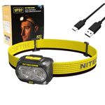 Nitecore UT27 800L Ultra Lightweight Triple Output Headlamp -800 Lumens w/Eco-Sensa USB-C charging cable