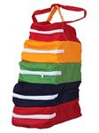 Anazonkart(TM) Multi uses 5-Tier Hanging Parachuete Fabrics Shoe Bag Organizer, Cover, Protector, Travelling Bag Multicolour Pack of 1 Piece