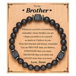 PINKDODO Gift for Brother Gifts from Sister, Christmas Gifts for Brother Bracelets for Big Brother Birthday Valentines Day Graduation Gifts for Brother Adult