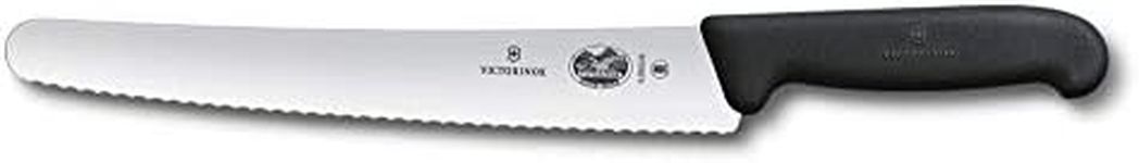 Victorinox 10.25 Inch Fibrox Pro Curved Bread Knife with Serrated Edge