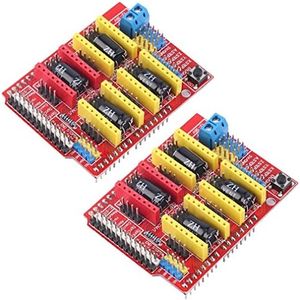 HiLetgo V3 Engraver Shield 3D Printer CNC Expansion Board A4988 Driver Board for Arduino (Pack of 2Pcs)