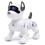 Tonyra Electric/Rc Animals Rc Robot Electronic Dog Stunt Walking Dancing Toy Intelligent Touch Remote Control Electric Pet for Childrens Toy (Dog Stunt Walking Dancing Toy)