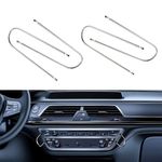 4PCS Car Radio Removal Tool, Removal Pry Tool U-Shaped Set, Stainless Steel Automotive Radio Removal Tools, Universal Stereo CD Player Removal Key, Radio Stereo Dash Removal Key Tool for Most Cars