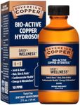 Sovereign Copper Bio-Active Copper Hydrosol, Daily+ 4-in-1 Wellness Supplement for Joint and Bone*, Hair, Skin and Nails*, Cardiovascular Health* and Energy and Metabolism Support*, 2oz