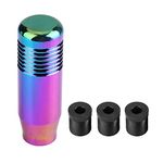 Suuonee Gear Shift Knob, 8.5cm Aluminum Alloy Car Manual Gear Shift Knob Handle Shifter Head[Colorful]