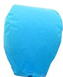 e-shop2door Pack of 5 Chinese Sky Flying Lanterns floating Khoom Fay Kong Ming(ECO Wirefree) (blue)