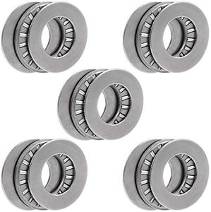 uxcell TC1018 Thrust Needle Roller Bearings with Washers 5/8" Bore 1-1/8" OD 5/64" Width 5pcs