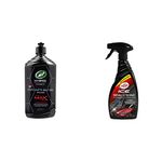 Turtle Wax Hybrid Solutions PRO Max Wax 414ml 53710 - Graphene Infused Car Wax with UV Protection Extreme Gloss, Protection & 53139 Hybrid Sealant Spray Wax Hydrophobic Fused With Carnauba