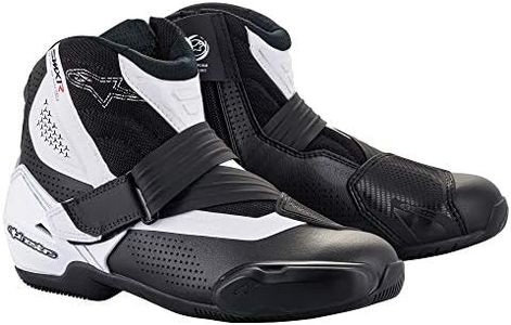 Alpinestars SMX-1 R V2 Vented Boot (Black/White, numeric_10)