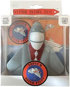 TOPGUM Biter Pilot Airplane Teething Toy 100% Natural Havea Rubber