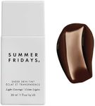 Summer Fridays Sheer Skin Tint - Tinted Moisturizer with Hyaluronic Acid - Helps Diminish Uneven Skin Tone - Sheer to Light Coverage - Shade 10 - Rich Deep with Neutral Undertones (1 Fl Oz)