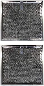 Filter Everything Replacement Aluminum Microwave Filters Compatible with Samsung DE63-00666A – 6-3/8” x 6-7/8” x 3/32” – 2-Pack