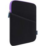 iPad Mini 7 Sleeve, iPad Mini Case Bag, Lacdo Shockproof Tablet Sleeve Case for iPad Mini 7,6,5,4,3,2 / Samsung Galaxy Tab A7 Lite 8.7" / Tab A 8.0" Protective iPad Mini Sleeve Tablet Bag, Purple