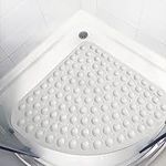 Corner Shower Mat,Anti-slip Bath Mat Anti-Bacterial Mat With Suction Cups For Shower Or Bathtub,Non-slip Bathtub Mat(54x54cm/65x65cm/80x80cm)