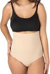 UpSpring Women Standard Shapewear High Waist, Postpartum Panties, Tummy Control Panties for Women, Nude, Small/Medium