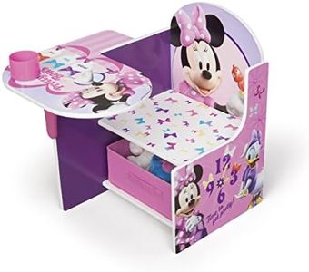 Delta Children Disney Minnie Mouse Chair Desk with Storage Bin, 19.62 pound