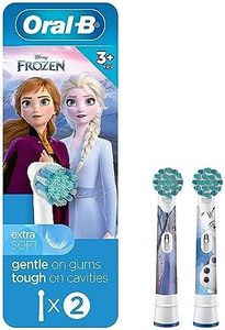 Oral-B Kids Extra Soft Replacement Brush Heads Featuring Disney's Frozen, 2 Count, Kids 3+