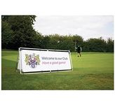 Outdoor Freestanding Banner Stand Frame with Bungees - 2500mm x 1000mm