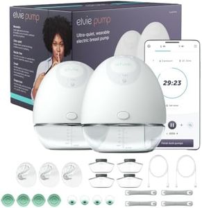 Elvie - Double, Wearable Breast Pump w/App - The Smallest & Quietest - Portable - Hands Free & Discreet - Automated with Four Personalized Settings