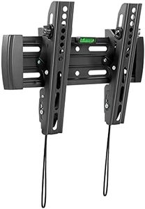 RICOO Soporte TV Pared Inclinable Fijo Plano Televisión 23-42" (58-107cm) N4522 Slim Universal Televisor LED/LCD/Curvo VESA 100x100-200x200