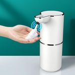 MOOKA Automatic Soap Foam Handwash Dispenser | Smart Hand wash Sensor Soap Dispenser for Bathroom, Office, Kitchen | Automatic Soap Holder/Dispenser | touchless soap Dispenser | 350 ml|1200 MAh |White
