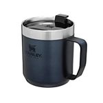 Stanley Classic Legendary Camp Mug 0.35L - Stainless Steel Camping Mug - BPA-Free Thermos Travel Mug For Hot Drinks - Dishwasher Safe - Single Server Brewer Compatible - Nightfall