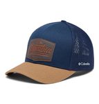 Columbia Unisex Rugged Outdoor Mesh Hat, Collegiate Navy/Delta/Roam Lands, Large/X-Large