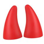 iplusmile 2pcs Car with Devil Horns 3d Devil Horn Car Decor Automotive Exterior Accessories Goth Car Accessories Devil Bull Horn Car Decorations Decor Car Decor Halloween Present Red Plastic