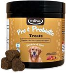 VitaPup® Pre & Probiotic Digestive Dog Treats - Relief & Support for Gut Health, Upset Tummy, Diarrhoea, Loose Stools - Natural Supplement Chews with Enzymes - Suitable For All Breeds