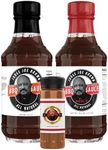 Judge Joe Brown BBQ Sauce & Seasoning Bundle | All Natural Seasoning & Sauce | Original & Spicy Sauce | All Purpose Seasoning | Great gift for the Home BBQ expert or Grill Master