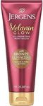 Jergens Hand and Body Lotion, Melanin Glow Illuminating Moisturizer Bronze 7 Oz Bottle