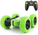 Fisca RC Car Remote Control Stunt Car, 4WD Monster Truck Double Sided Rotating Tumbling - 2.4GHz High Speed Rock Crawler Vehicle with Headlights for Boys Age 4, 5, 6, 7, 8, 9-12 Year Old